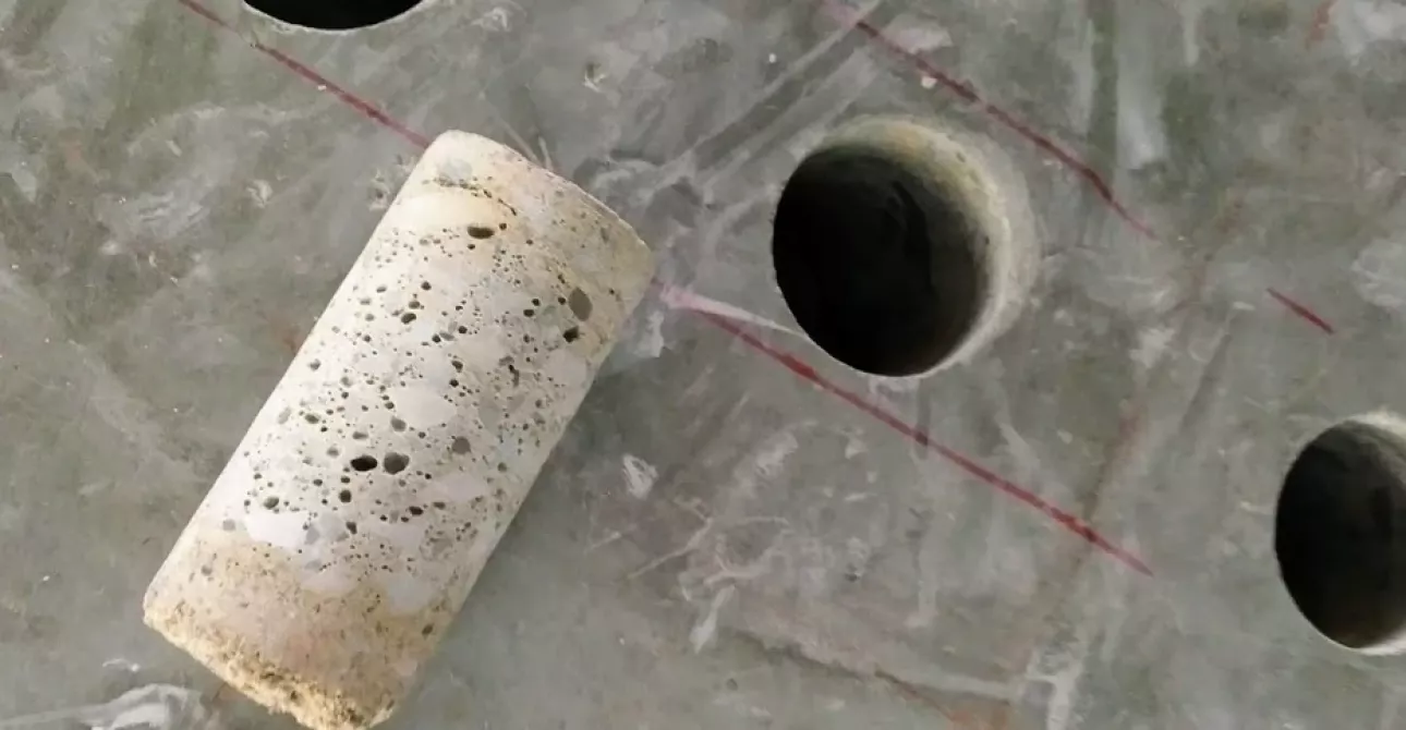 Carotte béton