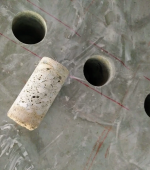 Carotte béton